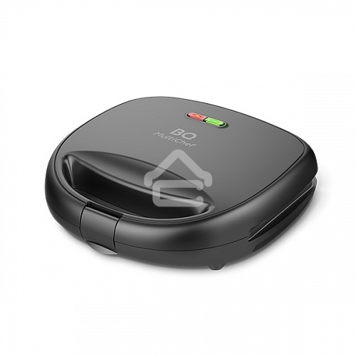 Прибор для выпечки BQ ST2001 черный, 4 in 1. MultiChef, 800 Вт, многофункциональный прибор 4 в 1, 4 пары панелей в комплекте: гриль, венские вафли, сэндвич, орешки, антипригарное покрытие панелей Non-Stick PRO, равномерный нагрев, вертикальное хранение, о