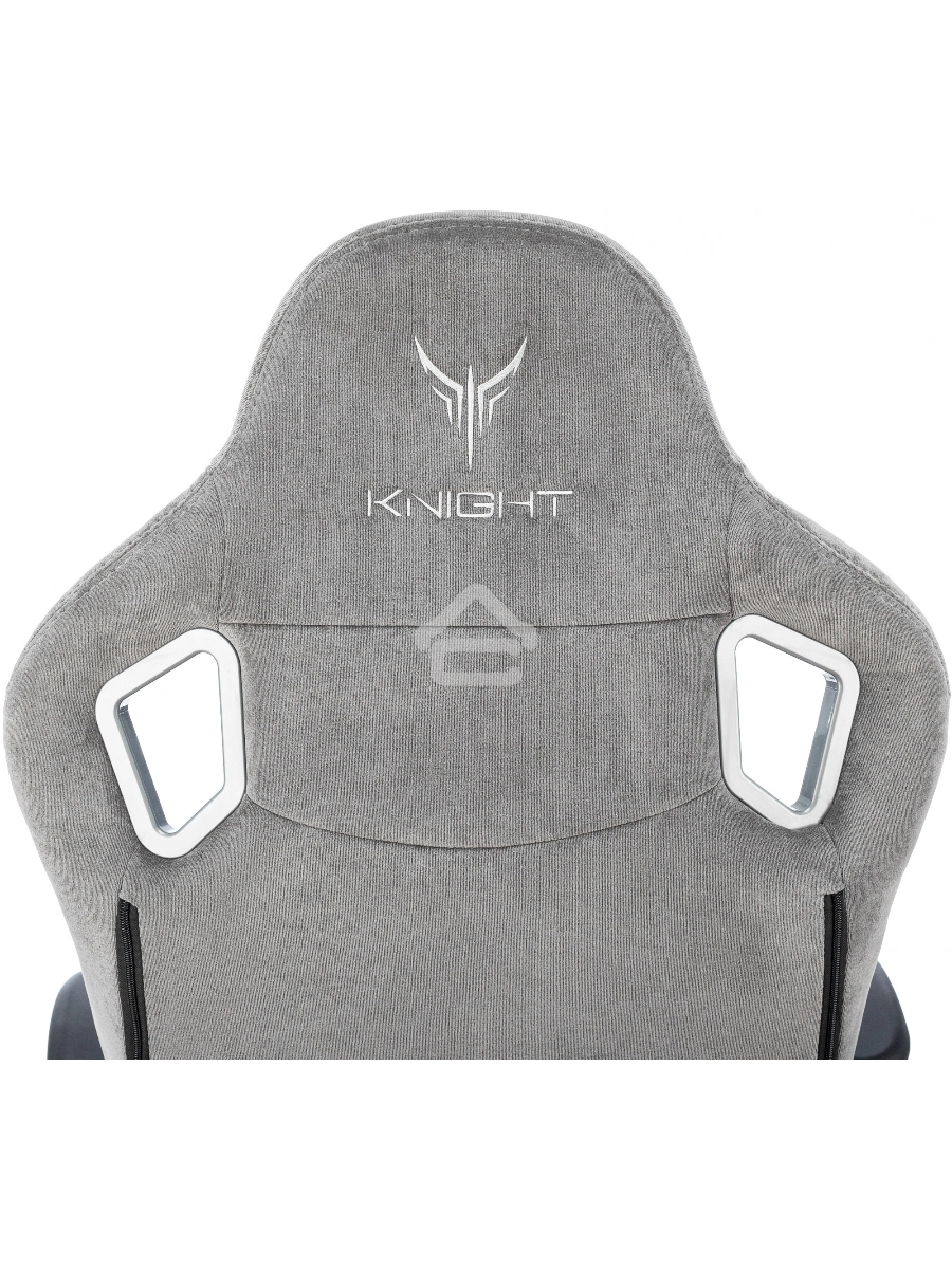 Кресло игровое Knight Outrider серый Light-19 крестов. металл