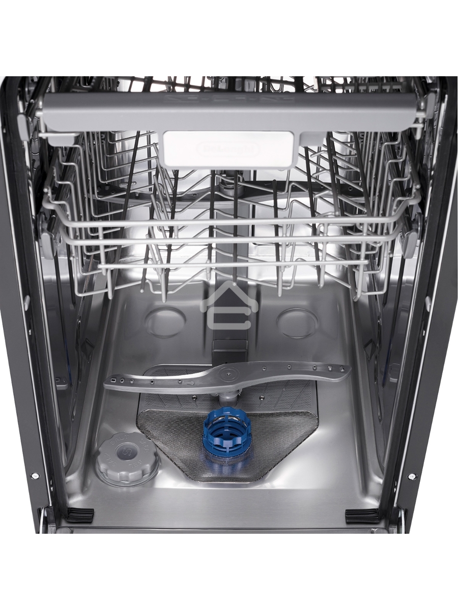 Посудомоечная машина DeLonghi DDWS09S Erea, черная, 44.8 см, 10 компл., 49 дБ, класс A++