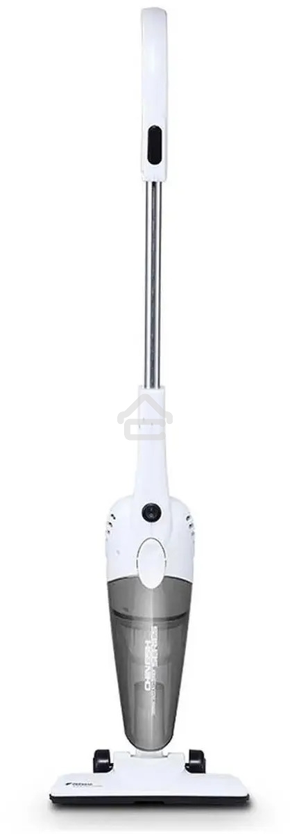 Пылесос вертикальный Deerma DX118C белый/серый, питание от сети, 140 Вт, уборка сухая, пылесборник 1.2 л