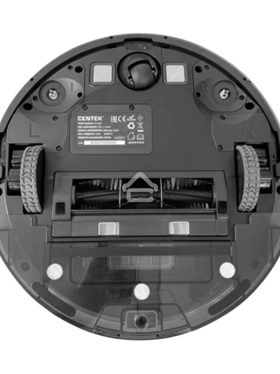 Робот-пылесос Centek CT-2720 черный/синий, 2600 мAч Li-Ion, уборка сухая/влажная, пылесборник контейнер 0.68 л