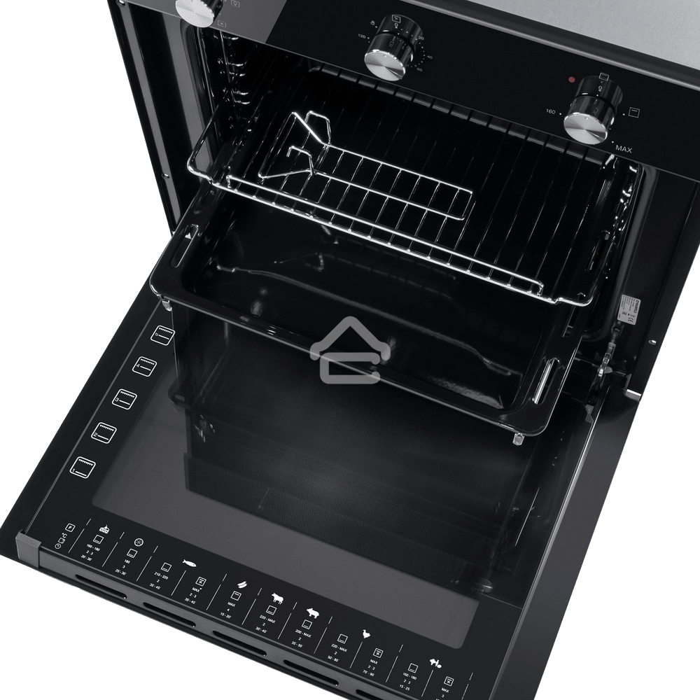 Шкаф духовой газоэлектрический Maunfeld EOGC604B Slim