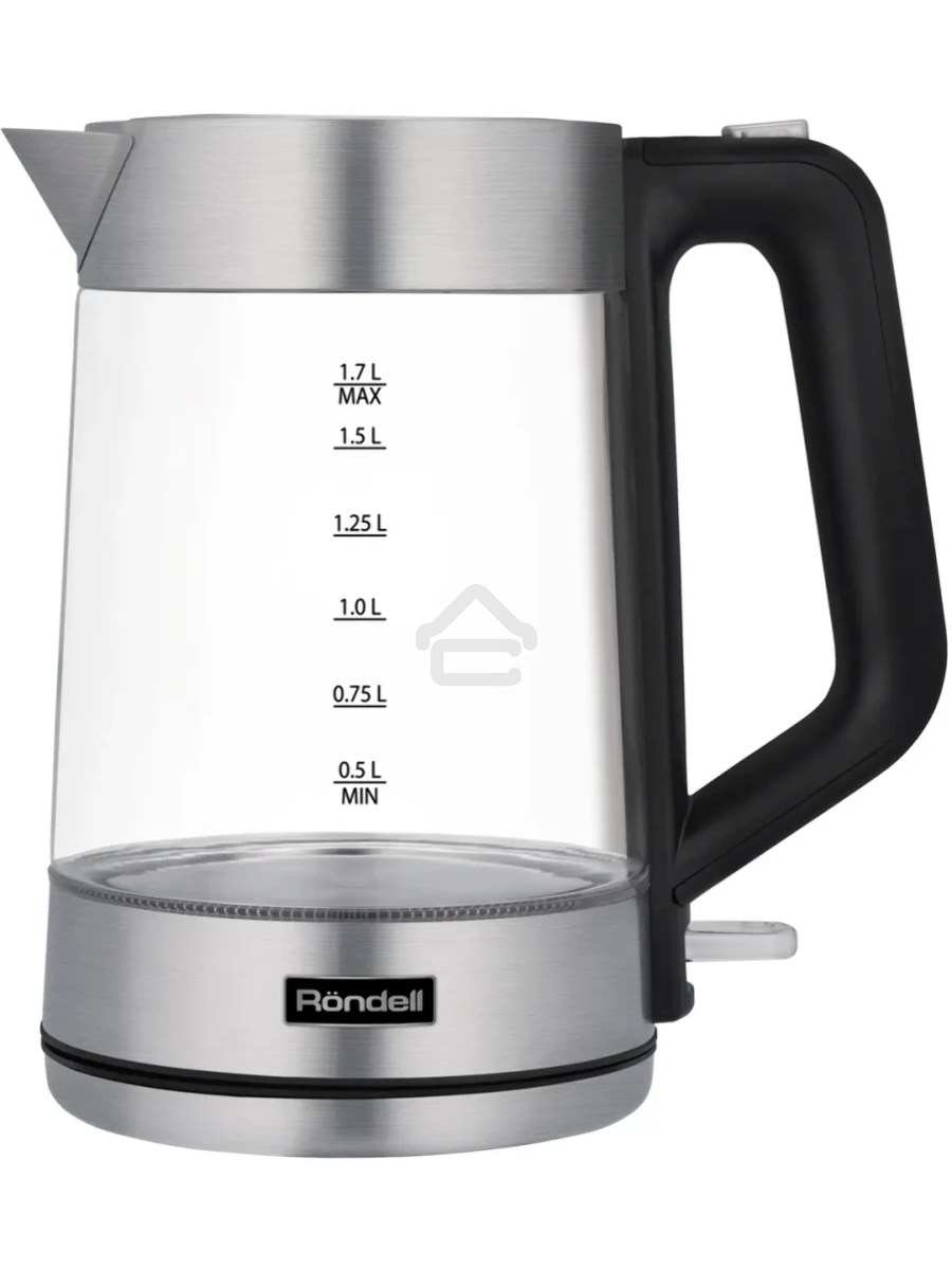 Чайник электрический Rondell RDE-1008 1.7л. 2200Вт прозрачный корпус: стекло