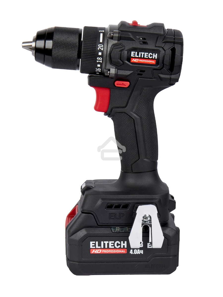 Дрель-шуруповерт Elitech CD 20SL2 (E2201.040.02) 80Вт аккум. патрон:быстрозажимной (кейс в комплекте) (205718)
