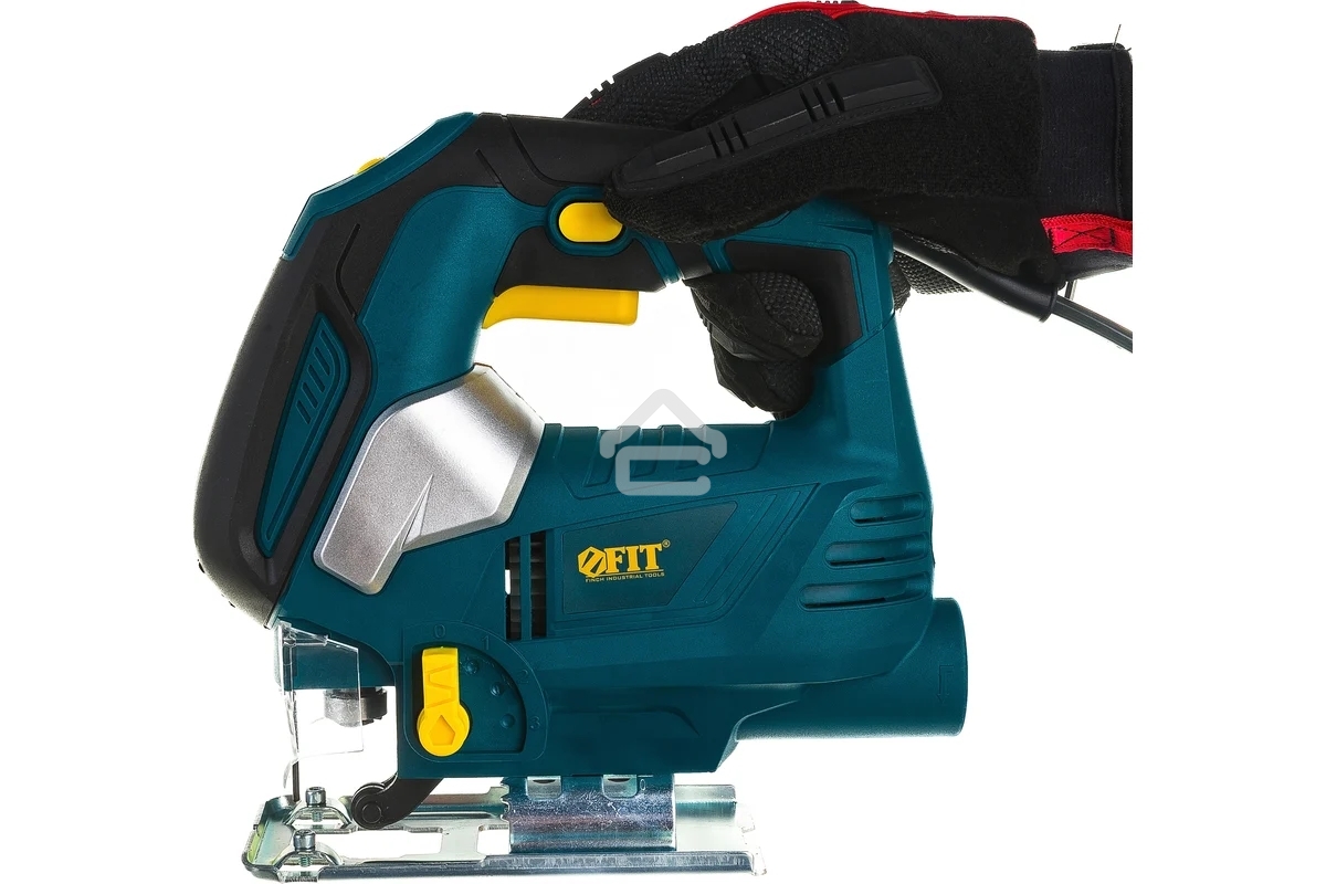 Лобзик FIT JS-710 710 Вт, 0-3000 ход/мин, БзП, маятник, 80 мм, 2,1 кг, рез. накл., коробка
