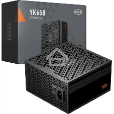 Блок питания PcCooler P5-YK650-B1F ATX 650W 80 PLUS Bronze, (20+4pin) APFC 135мм fan 6xSATA Cab Manag RTL