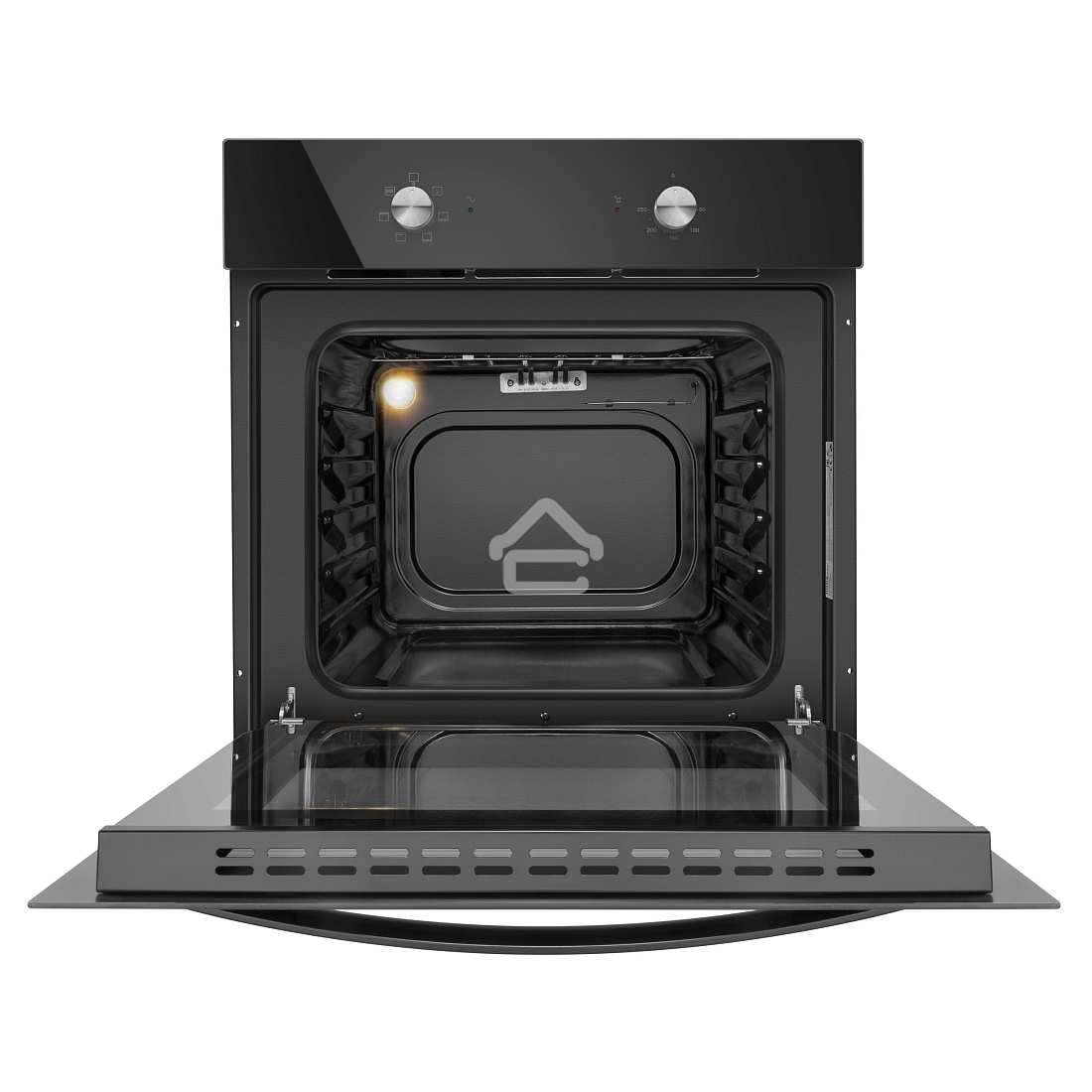 Духовой шкаф электрический встраиваемый HOMSair OES660BK01 черный