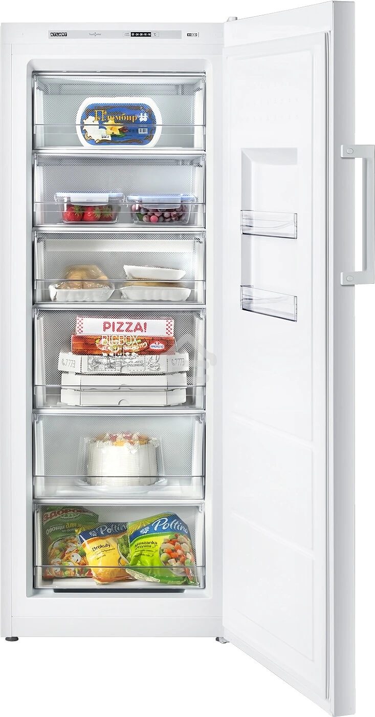 Морозильная камера Atlant M 7603-100 белый, 206л, 6 ящиков