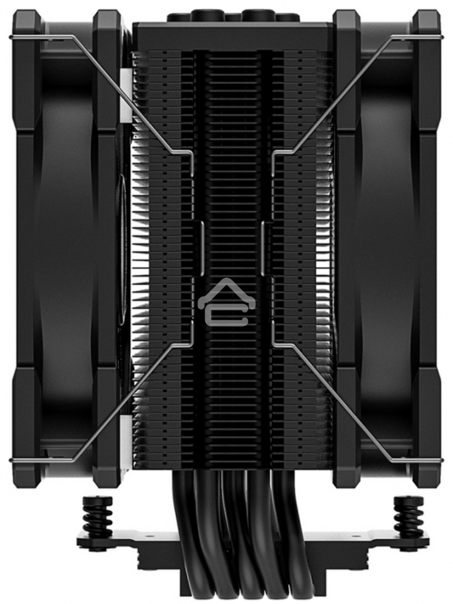 Кулер для процессора ID-COOLING SE-225-XT-BLACK-V2 черный 120мм алюминий+медь 1800rpm 35.2db 4-pin 220W 154мм