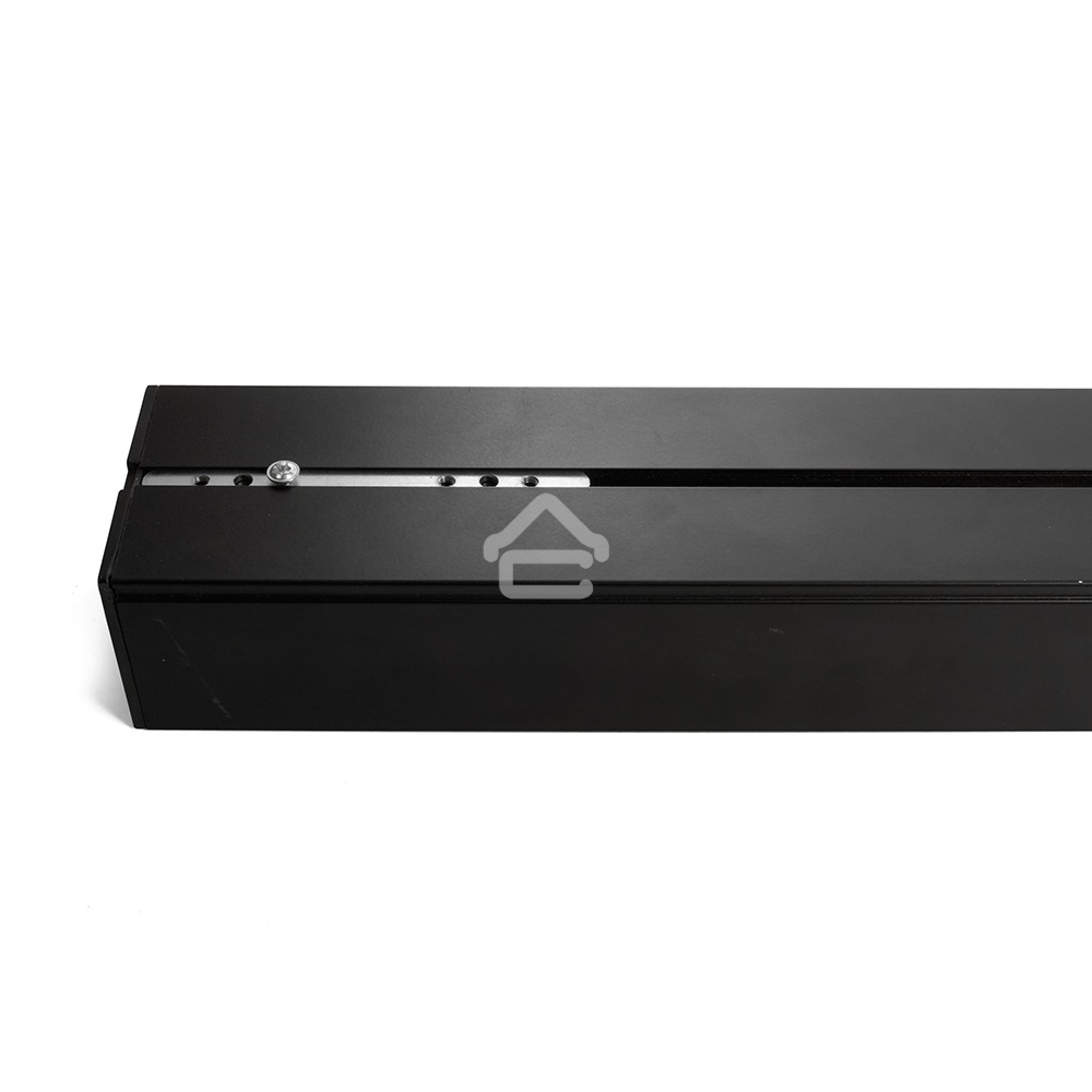 Светильник светодиодный Feron AL4035 ДПО-48вт 4000К 5760Лм линейный рассеиватель матовый в алюминиевом корпусе черный