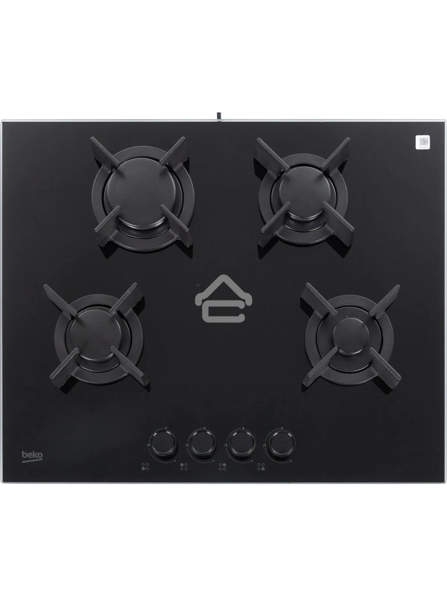Встраиваемая газовая варочная поверхность Beko HING 642202 SB, Черный