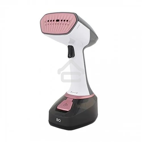 Ручной отпариватель BQ SG1006H Gray-Pink, Мощность 1700 Ватт, 2 в 1. Отпаривание и глажка, 2 режима подачи пара, Для всех типов ткани, Вертикальное и горизонтальное отпаривание, Сухая глажка, Резервуар для воды 280 мл, Постоянный пар до 25 г/мин, Керамиче
