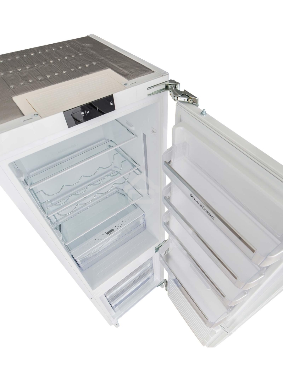 Холодильник Schaub Lorenz SLU E235W5 BUILT-IN белый двухкамерный 180/63 л морозилка снизу, капельная