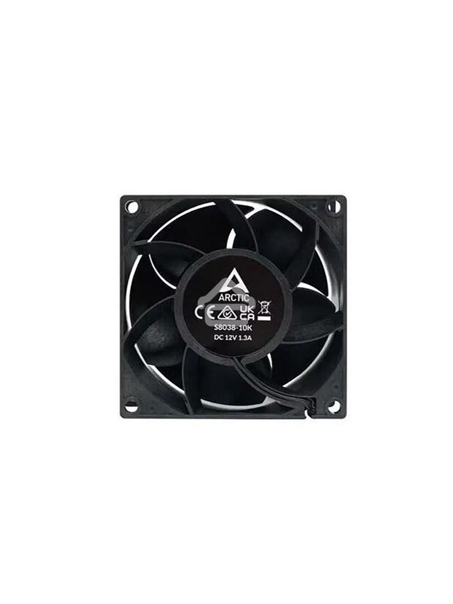 Комплект вентиляторов для корпуса Arctic S8038-10K (4 Pack) черный, 80 мм, 10000 об/мин, 4 pin