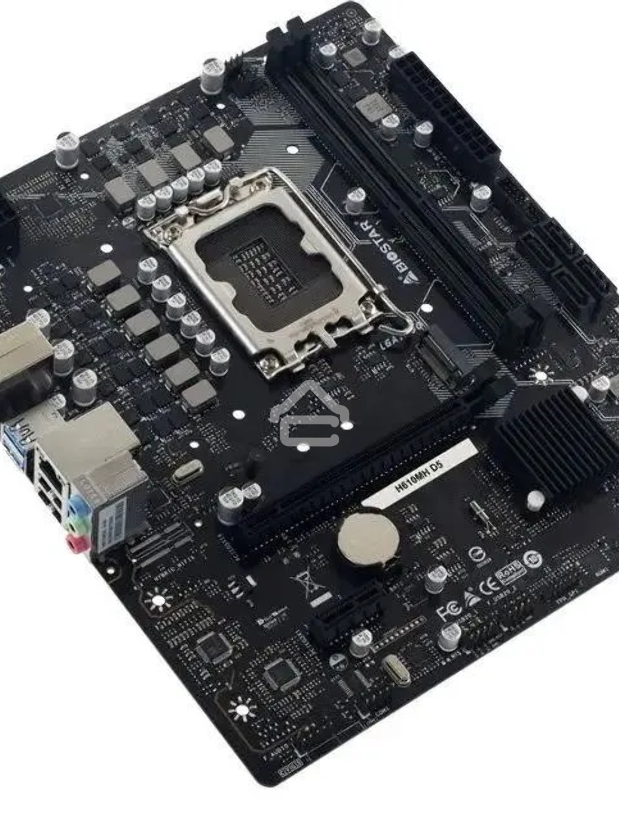 Материнская плата Biostar H610MH D5, LGA 1700, Intel H610, 2xDDR5, 4xSATA, 1xM.2 PCIe 3.0 x4, 1xPCIe 4.0 x16, 1xPCIe x1, 1xHDMI, 1xVGA, 1x 1Gb LAN, 4xUSB-A 2.0, 2xUSB 3.2 Gen 1, 3x3.5 мм, mATX