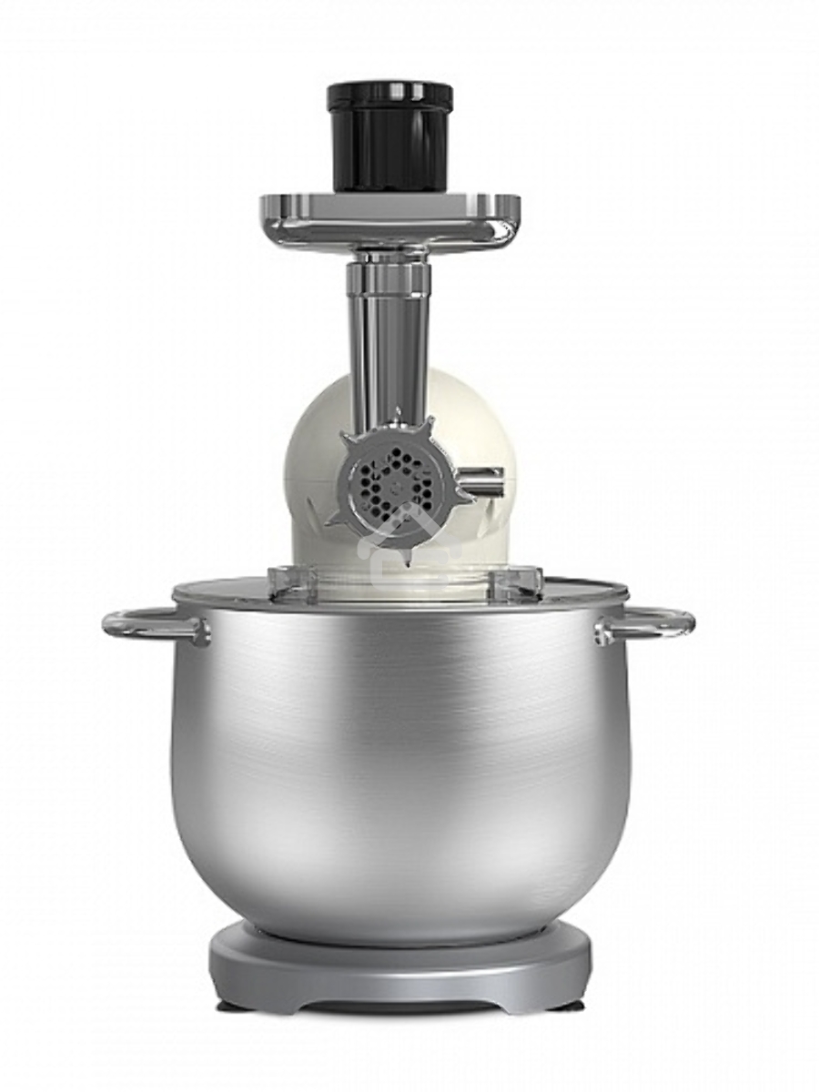 Планетарный миксер BQ MX851 Cream-Silver. Макс. мощность: 1800Вт / Параметри электропитания: 220-240 В, 50-60 Гц / Объем чаши: 8л / Вместимость загрузочного лотка: 2кг / Производительность: 2кг/мин / Скорость вращения шнека: до 210 об/мин / длина сетевого