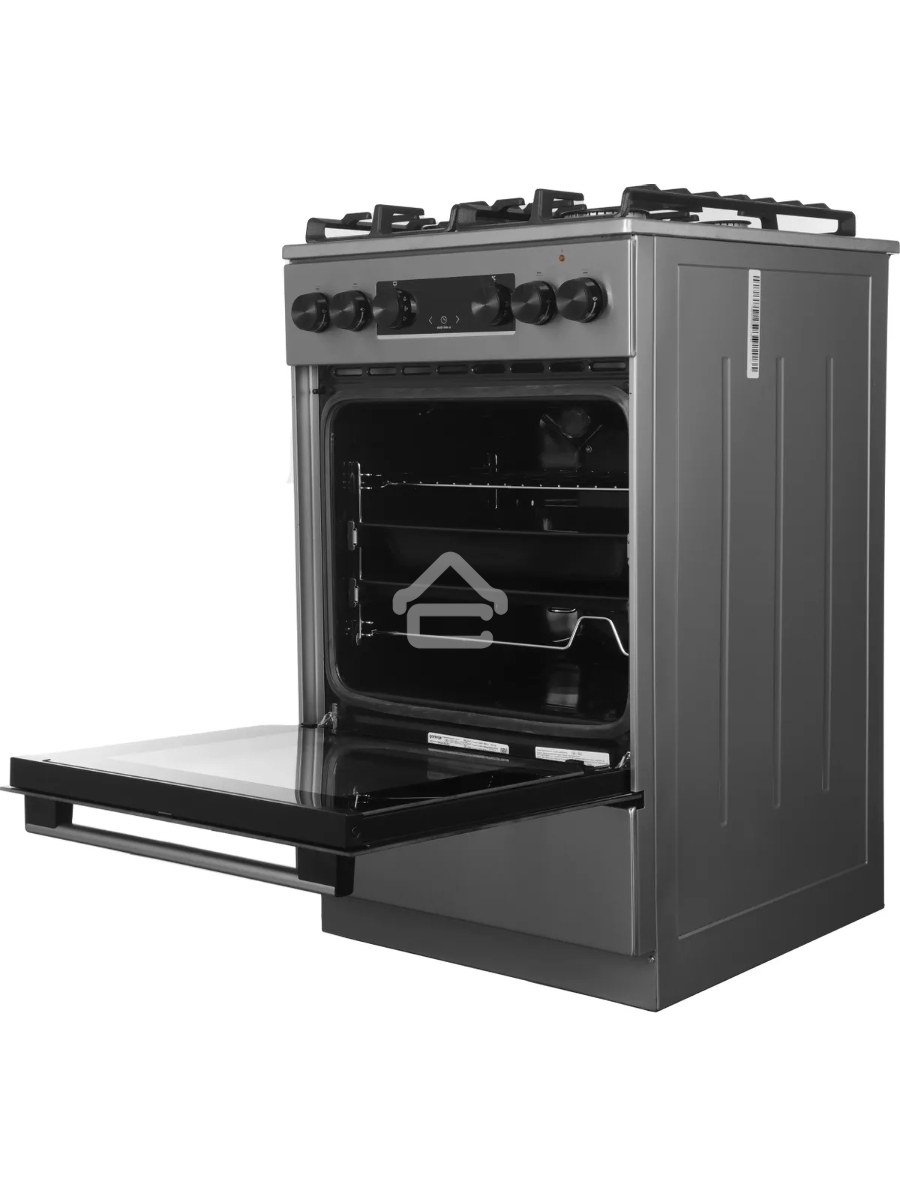 Плита комбинированная Gorenje GK5C65XV серый, конфорок 4 газовых, духовка 70 л, 50 см x 85 см x 59.4 см
