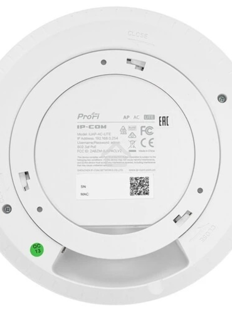 Точка доступа Wi-Fi IP-COM 1167MBPS MU-MIMO IUAP-AC-LITE