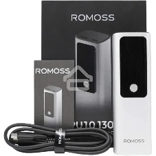 Портативный аккумулятор Romoss PPU10 10000mAh 130W 5A серебристый/черный (1746858)