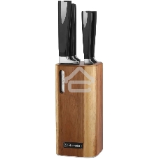 Набор из 5 ножей в блоке Rondell Cascara RD-1852