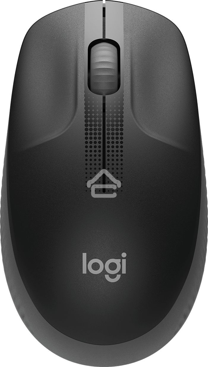 Мышь беспроводная Logitech M190 черный/темно-серый, 1000 dpi, радиоканал, USB, кнопки - 3