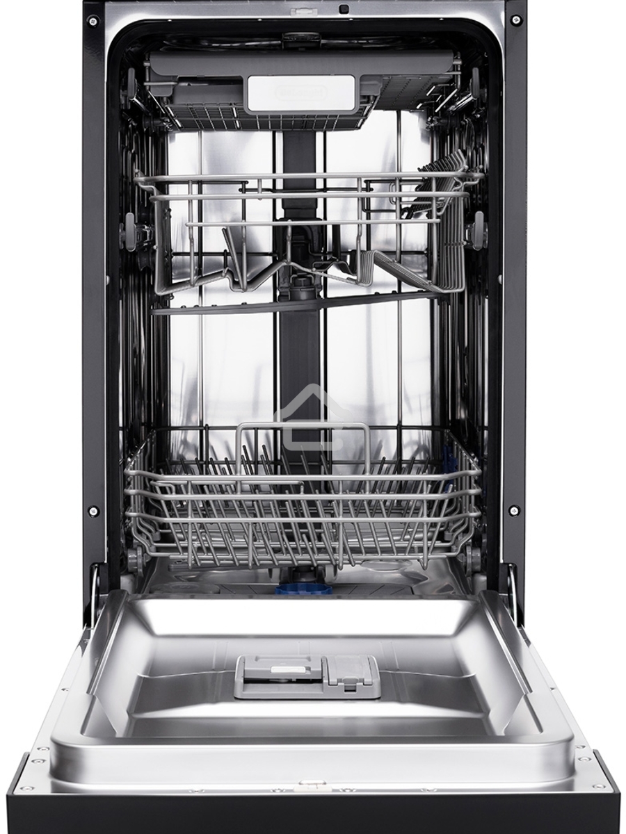Посудомоечная машина DeLonghi DDWS09S Erea, черная, 44.8 см, 10 компл., 49 дБ, класс A++