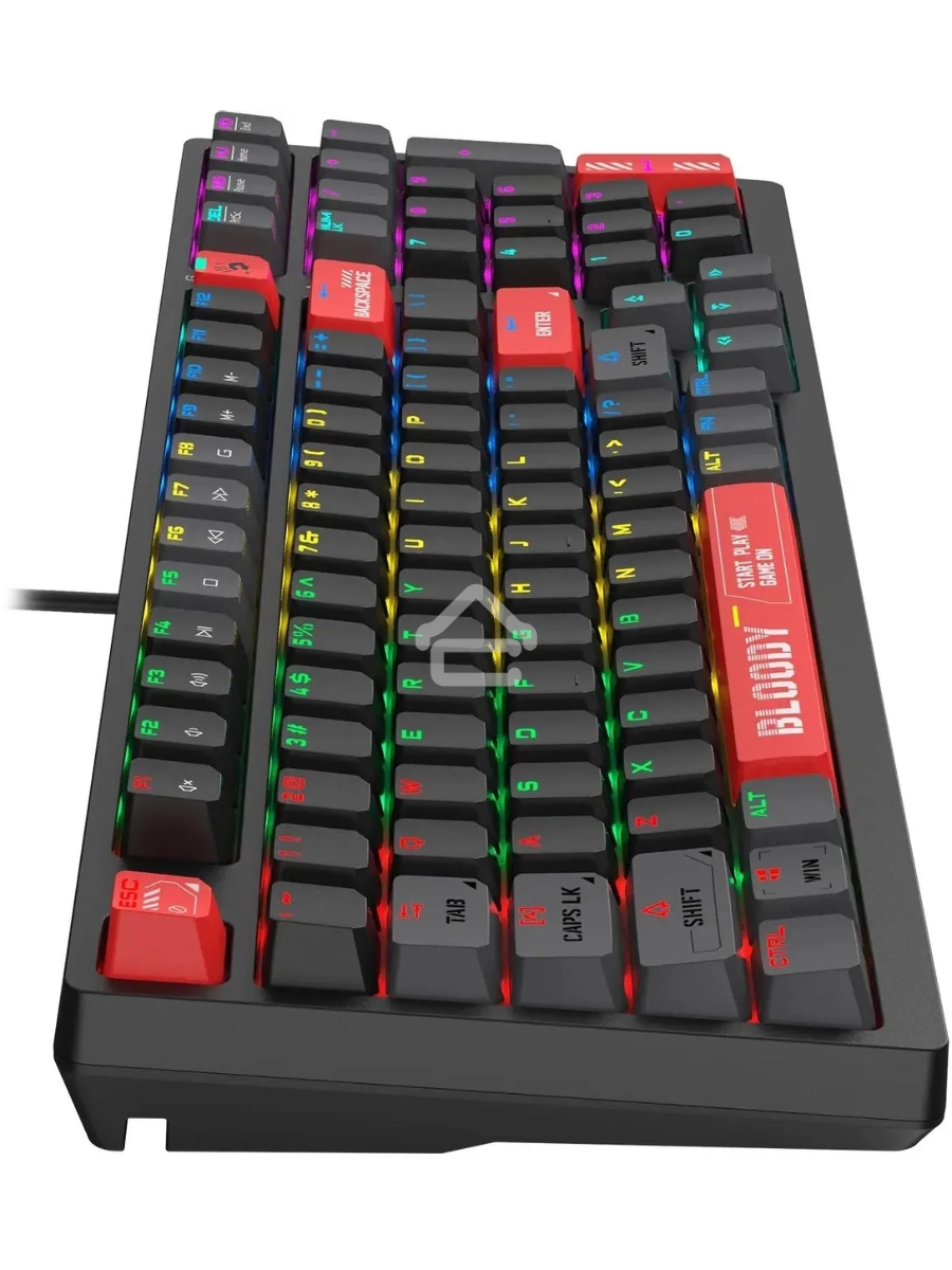 Клавиатура A4Tech Bloody S98 (S98 RED) проводная USB черный/красный