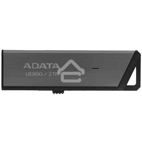 Флеш диск ADATA Elite UE800, 2ТБ, USB 3.2/TypeC, R/W 1000/1000 МБ/с, серый