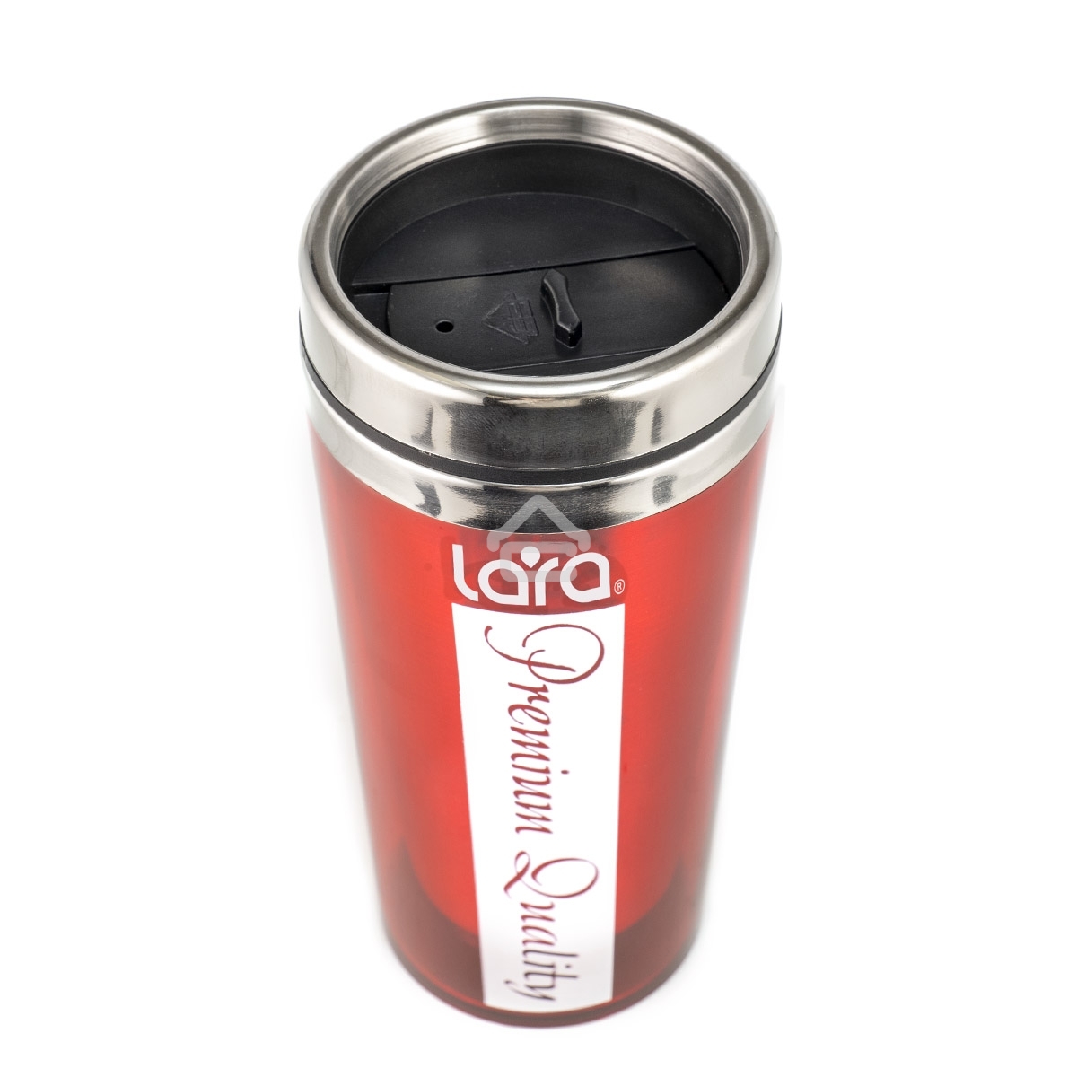 Термокружка LARA LR04-32 500 мл, высота 18 см, диаметр 8 см, стальная внутренняя поверхность