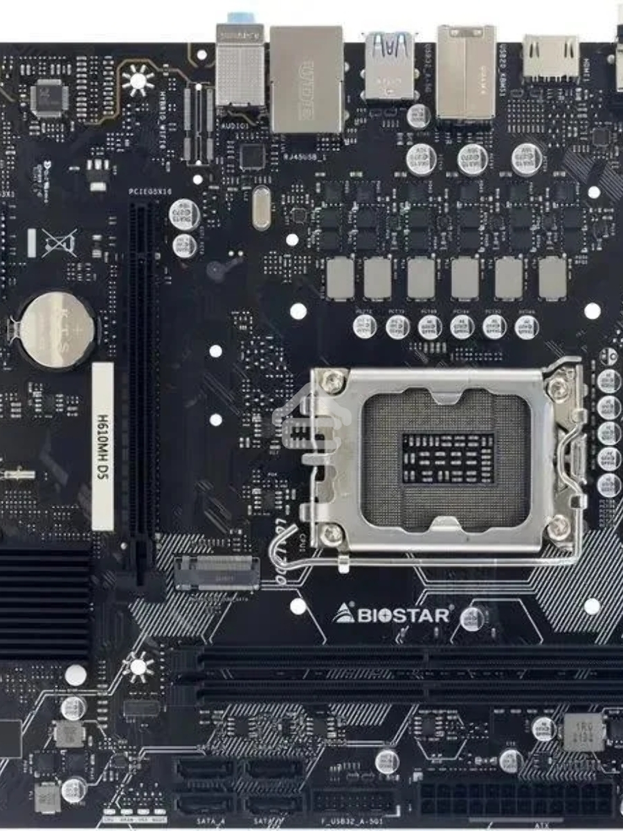 Материнская плата Biostar H610MH D5, LGA 1700, Intel H610, 2xDDR5, 4xSATA, 1xM.2 PCIe 3.0 x4, 1xPCIe 4.0 x16, 1xPCIe x1, 1xHDMI, 1xVGA, 1x 1Gb LAN, 4xUSB-A 2.0, 2xUSB 3.2 Gen 1, 3x3.5 мм, mATX