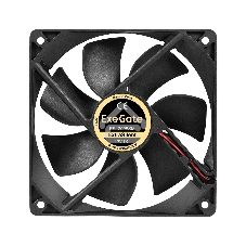 Вентилятор для корпуса ExeGate ExtraSilent ES12025SM черный, 120 мм, 1400 об/мин, 24 дБ, 2 pin