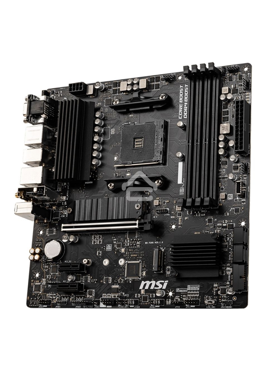 Материнская плата MSI B550M PRO-VDH WIFI, AM4, AMD B550, 4xDDR4, 4xSATA, 2xM.2, 1xPCIe 4.0 x16, 2xPCIe x1, 1xDisplayPort, 1xHDMI, 1xVGA, 1x 1Gb LAN, 2xUSB 2.0, 4xUSB 3.2 Gen 1, 3x3.5 мм, 7.1, mATX