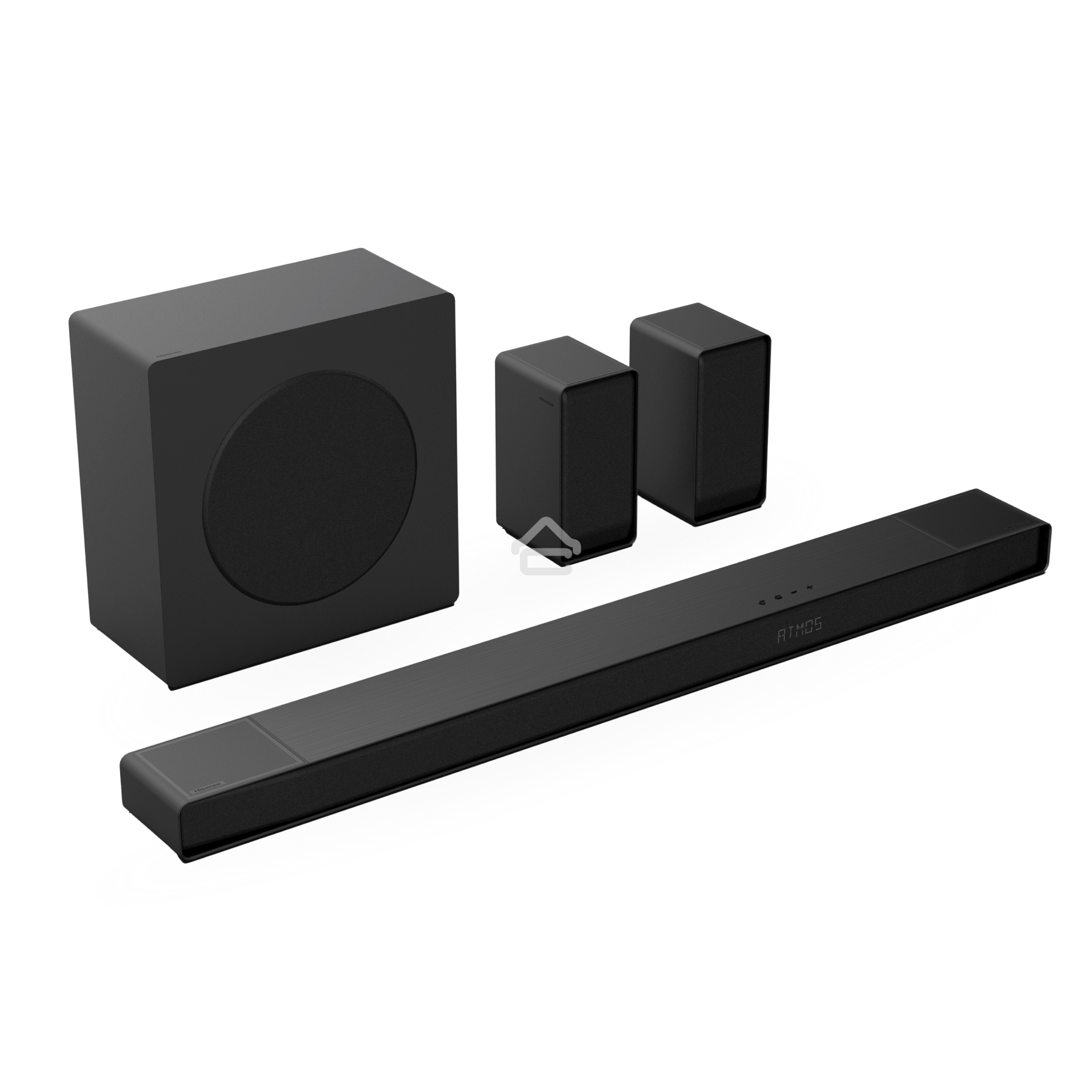 Саундбар Hisense AX5140Q 5.1.2 600Вт черный