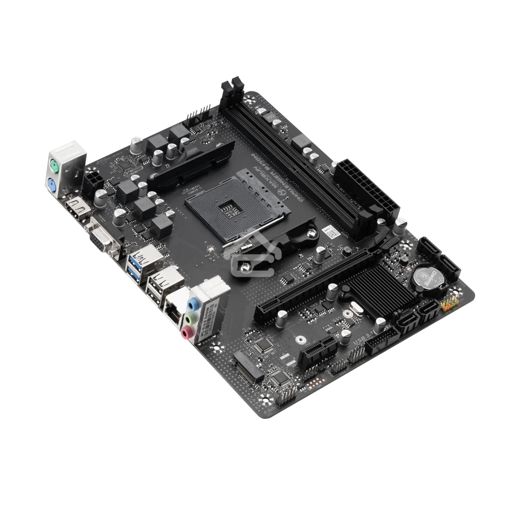 Материнская плата Maxsun Challenger B450M, AM4, AMD B450, 2xDDR4, 4xSATA, 1xM.2, 1xPCIe 3.0 x16, 1xPCIe 3.0 x1, 1xHDMI, 1xVGA, 1x 1Gb LAN, 2xUSB-A 3.2 Gen 1, 2xUSB-A 2.0, 3x3.5 мм, 5.1, M-ATX