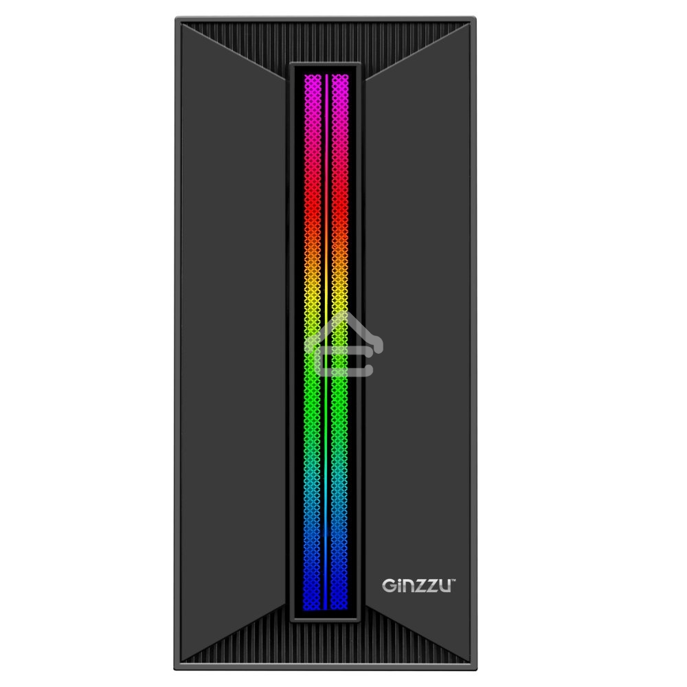 Компьютерный корпус Ginzzu B350 2*USB 2.0,AU RGB