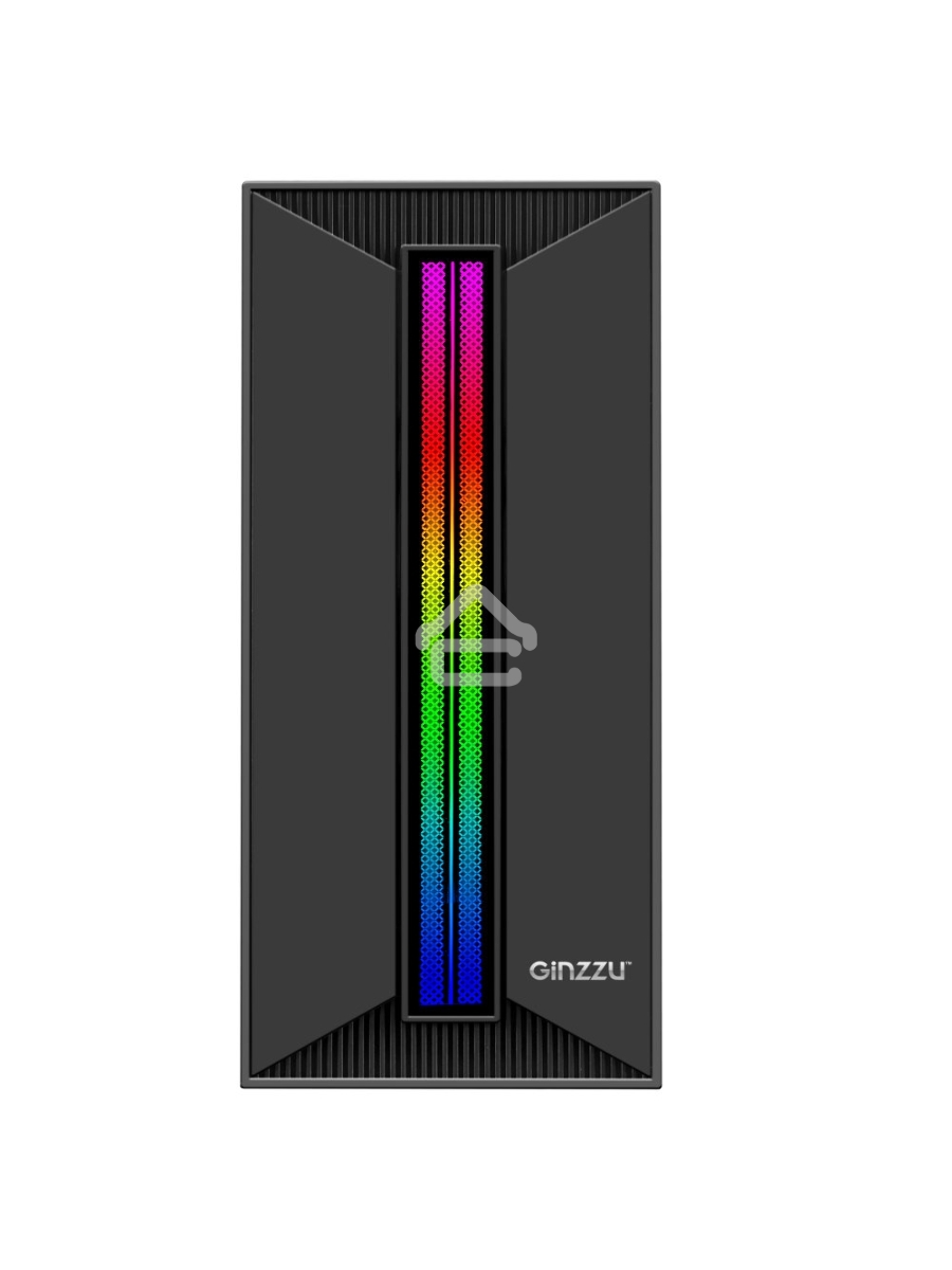 Компьютерный корпус Ginzzu B350 2*USB 2.0,AU RGB