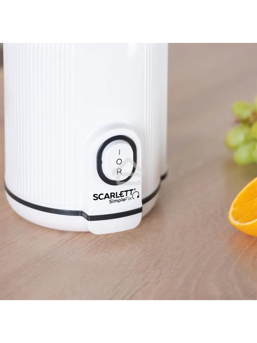 Соковыжималка шнековая Scarlett SC-JE50S63 400Вт рез.сок.:600мл. белый