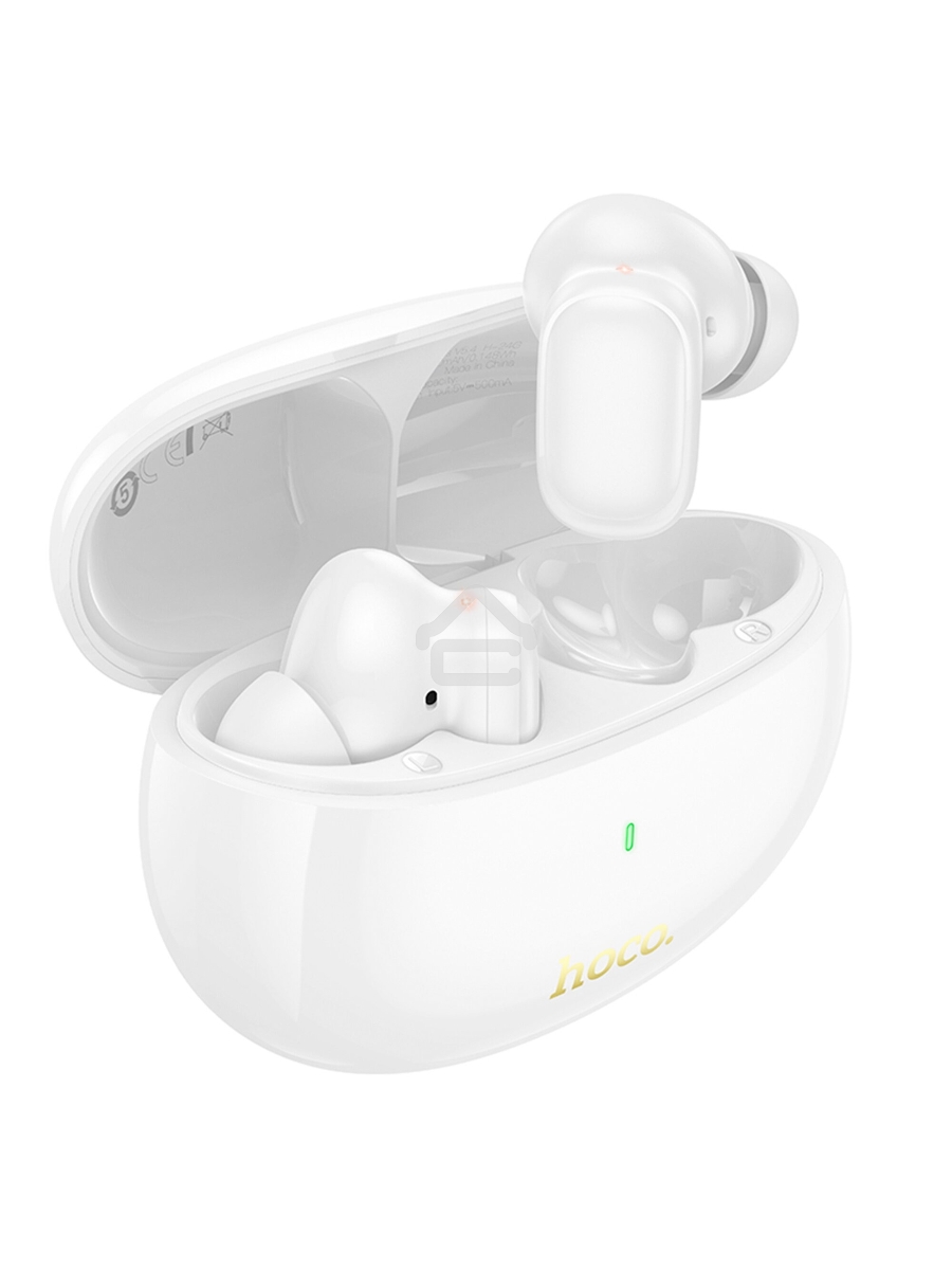 Наушники HOCO EQ17 беспроводные с док станцией Bluetooth 5.4 белый