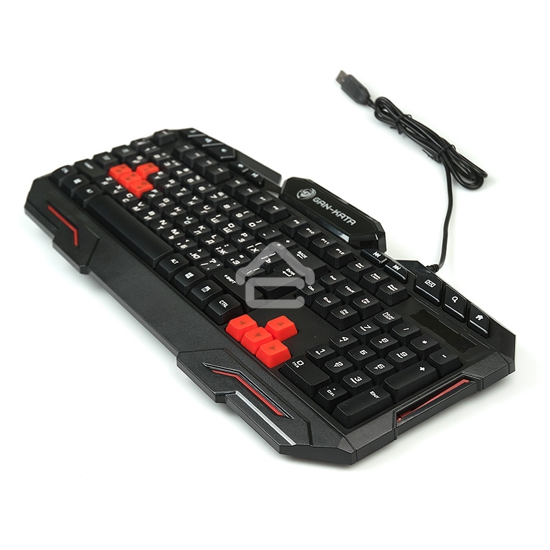Клавиатура проводная Dialog Gan-Kata KGK-11U черный USB, игровая