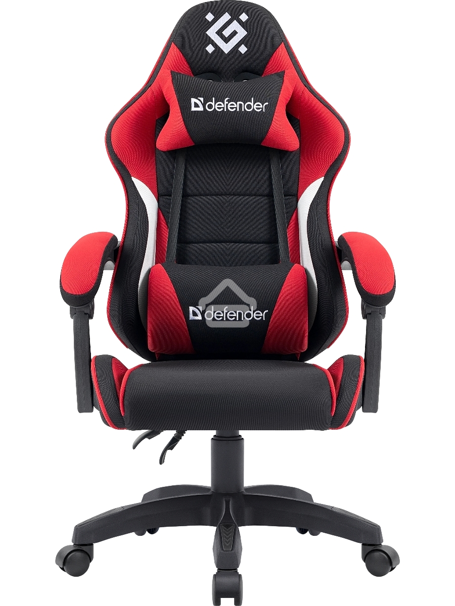 Кресло игровое Defender Sorrento Черный/Красный, класс 3, ткань