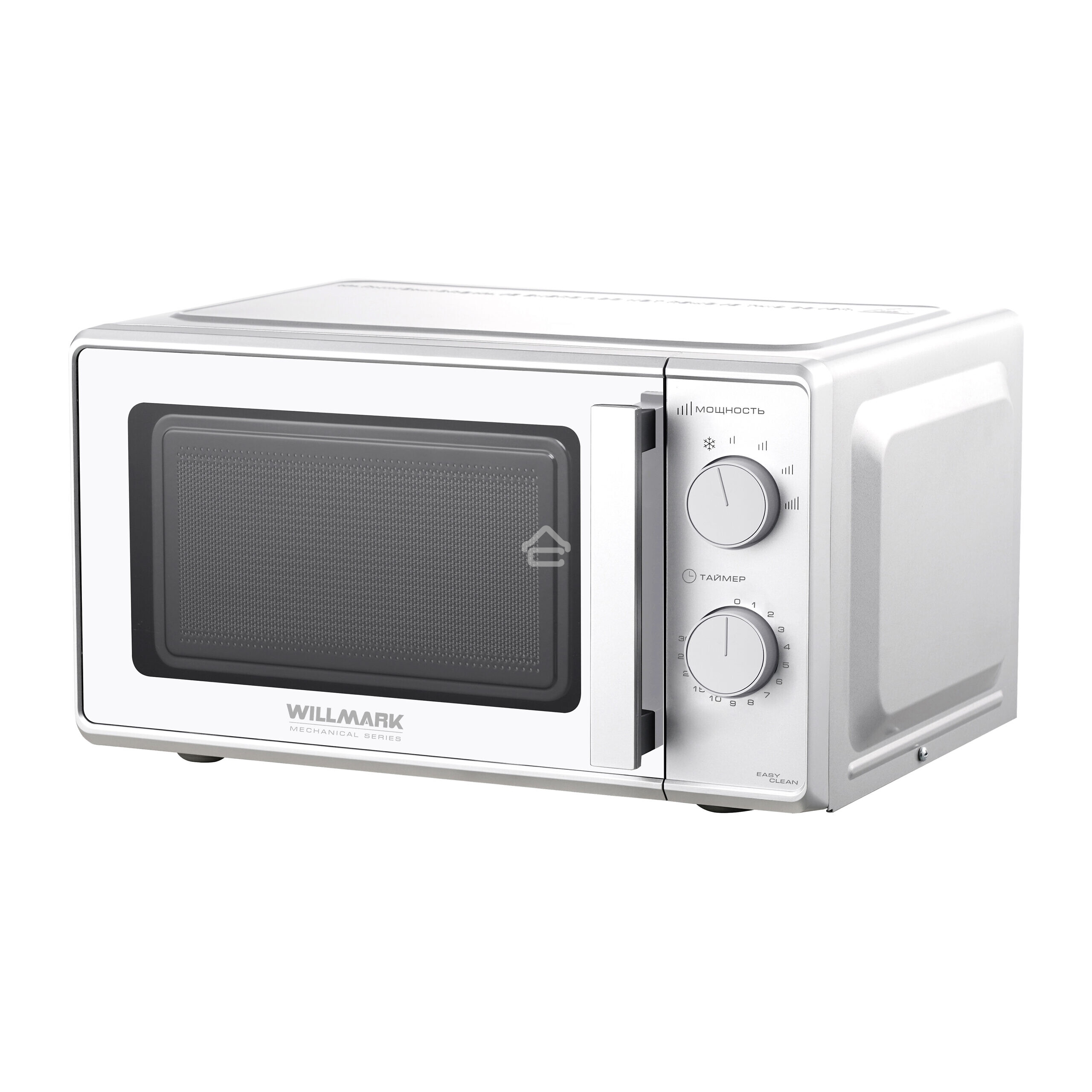 Микроволновая печь Willmark WMO-203GMW (20л,700Вт, механич.ПУ, ручка д/л откр.дв.,6 ур.мощн., белая)