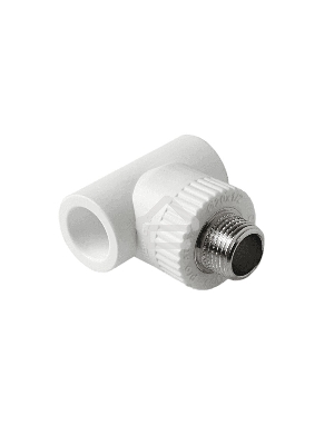 Тройник комбинированный PRO AQUA PA25015 НР Белый 32-1/2