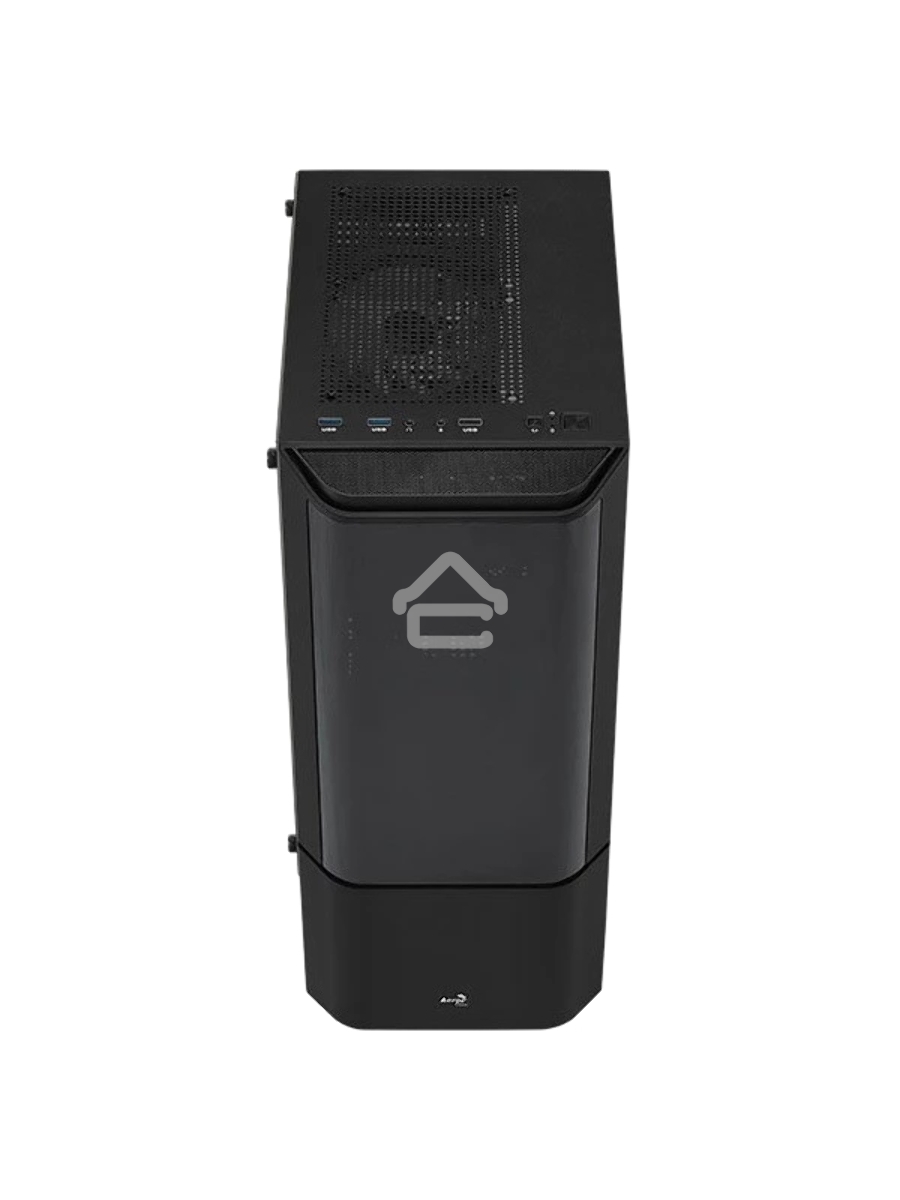 Корпус MidTower Aerocool / Formula Quantum-G-BK-v2 (черный) без Б/п, ATX 3FRGB Fan on front panel