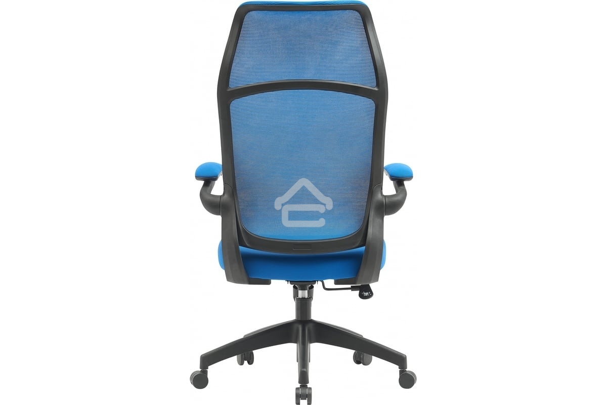 Кресло компьютерное Cactus CS-MC505-BL темно-синий, сиденье темно-синий, сетка/ткань, крестов. пластик