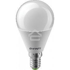 Лампа светодиодная ОНЛАЙТ 71643 OLL-G45-6-230-2.7K-E14 6Вт шар 2700К теплый белый E14 450лм 176-264В
