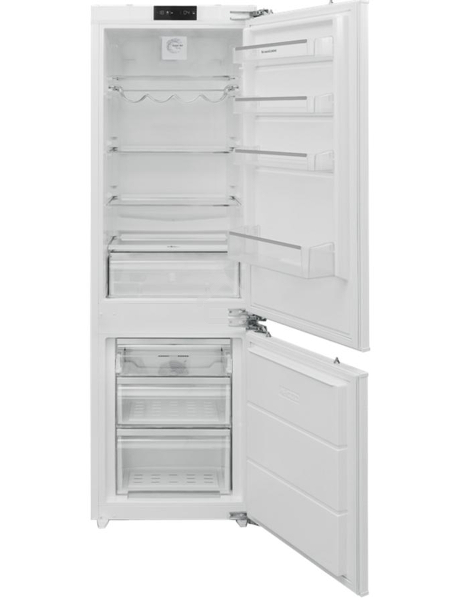 Холодильник Schaub Lorenz SLU E235W5 BUILT-IN белый двухкамерный 180/63 л морозилка снизу, капельная