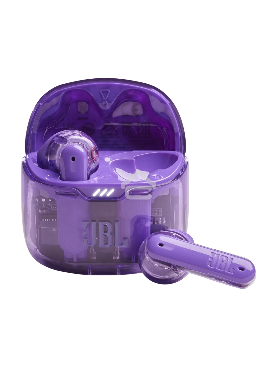 Наушники-гарнитура (вкладыши) JBL Tune Flex Ghost фиолетовый