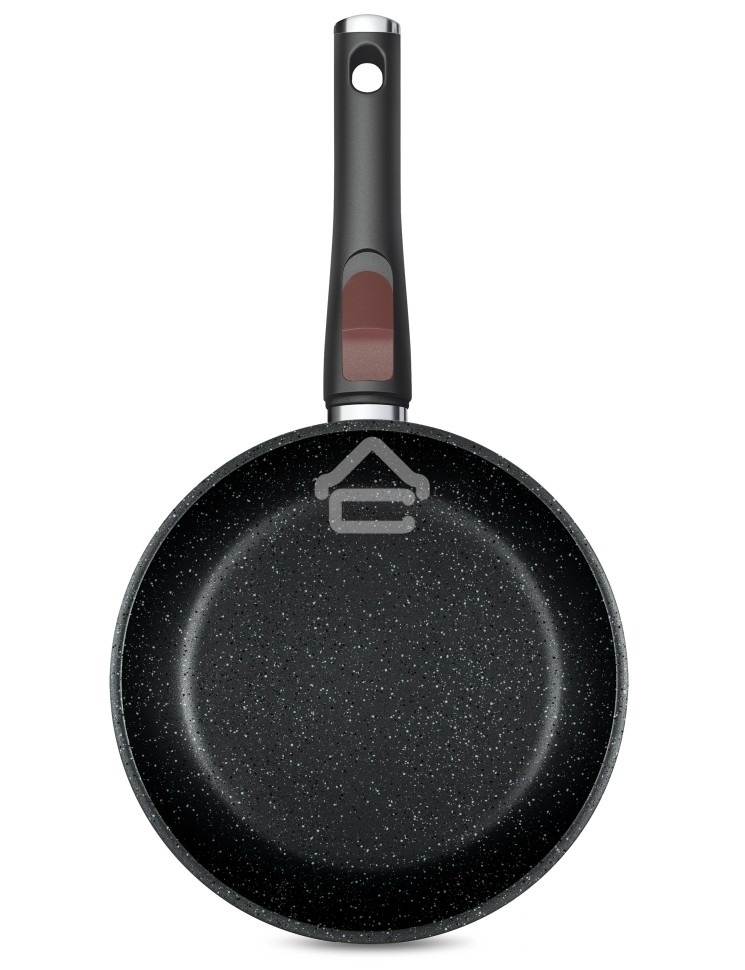 Сковорода НЕВА МЕТАЛЛ ПОСУДА L18020i 20 литая Индукция Гранит с/р