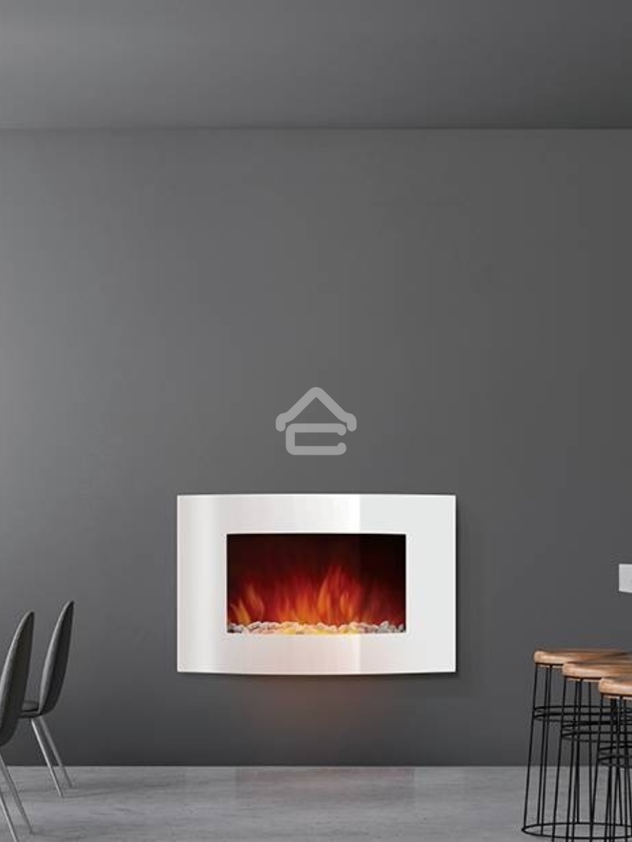 Электрокамин Electrolux EFP/W-1200URLS, белый, 2000 Вт, 25 м2, термостат, пульт д/у