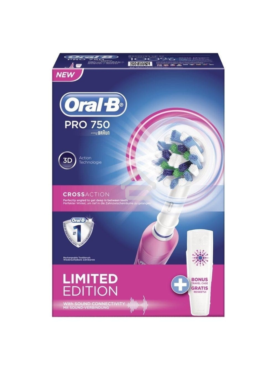 Электрическая зубная щетка PRO 750 LTD EDIT PINK ORAL-B